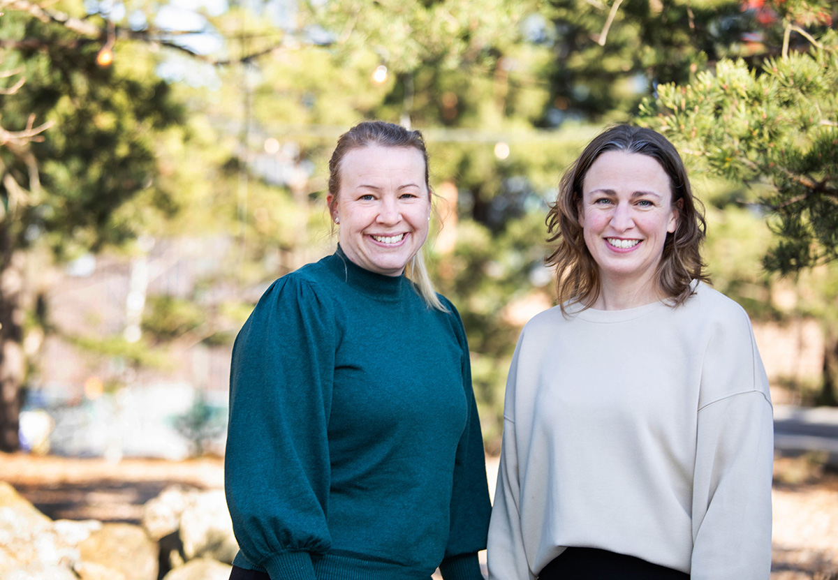 Emma Eide och Charlotte Persson